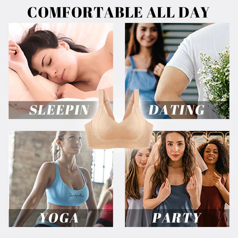 🏆Wire-Free Non-Marking Skin-Friendly Push-Up Bra