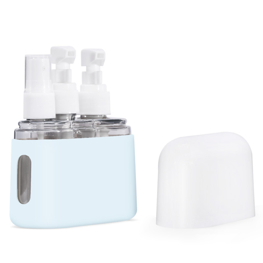 Mini Shampoo Dispenser Portable Travel Bottle Set