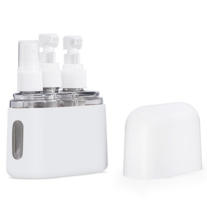 Mini Shampoo Dispenser Portable Travel Bottle Set