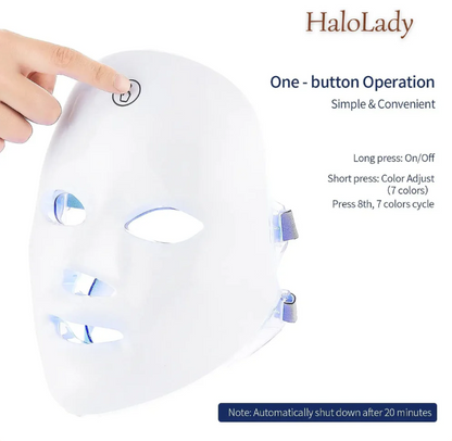 [Mother's Day Special Price] HaloLady™ 7-colors LED Facial Mask (FC/ROHS Certified Merchants)
