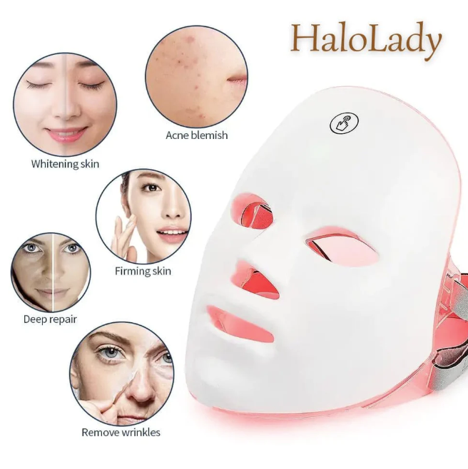 [Mother's Day Special Price] HaloLady™ 7-colors LED Facial Mask (FC/ROHS Certified Merchants)
