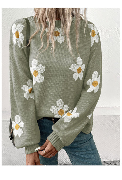 Daisy Jacquard Sweater