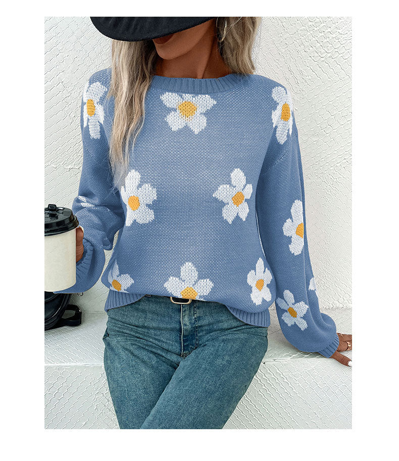 Daisy Jacquard Sweater