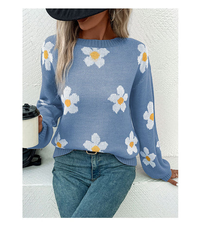 Daisy Jacquard Sweater