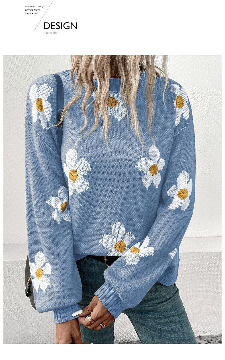 Daisy Jacquard Sweater