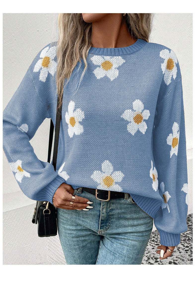Daisy Jacquard Sweater