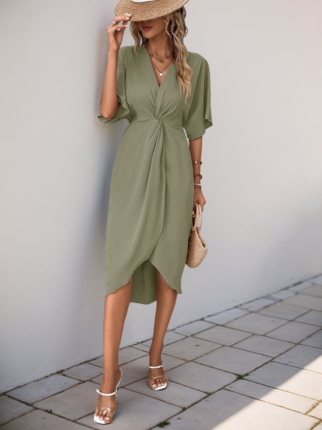 Asymmetrical Minimalist Dress