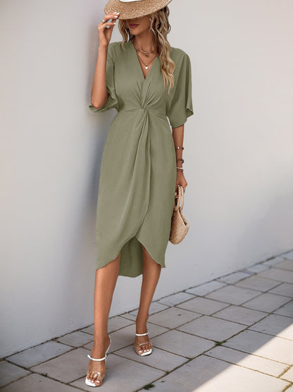 Asymmetrical Minimalist Dress