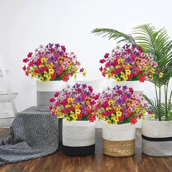 💥Upgraded High-Grade Material💐UV Resistant Fade-Free Colourful Artificial Flower