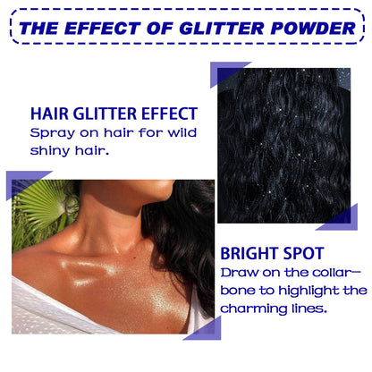 Hair glitter spray
