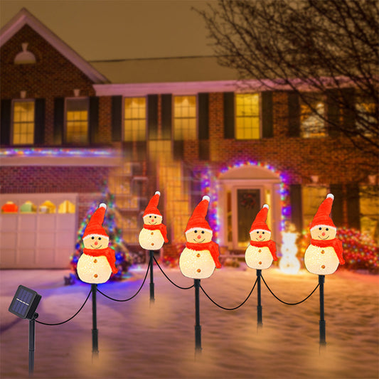 Solar Snowman Light Waterproof Outdoor Landscape Light
