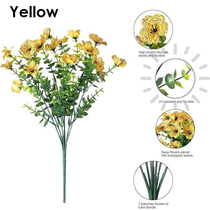 💥Upgraded High-Grade Material💐UV Resistant Fade-Free Colourful Artificial Flower