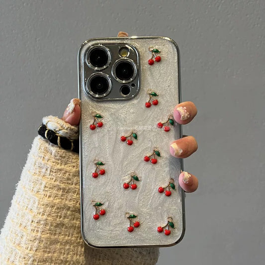For iPhone case with cherry