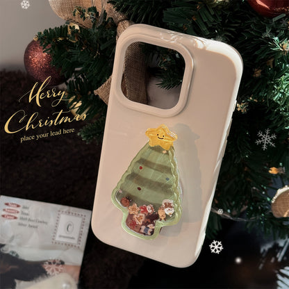 For iPhone case christmas tree iPhone 16 case