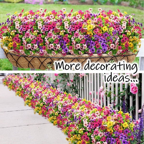 💥Upgraded High-Grade Material💐UV Resistant Fade-Free Colourful Artificial Flower