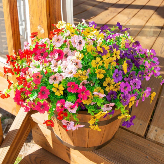 💥Upgraded High-Grade Material💐UV Resistant Fade-Free Colourful Artificial Flower