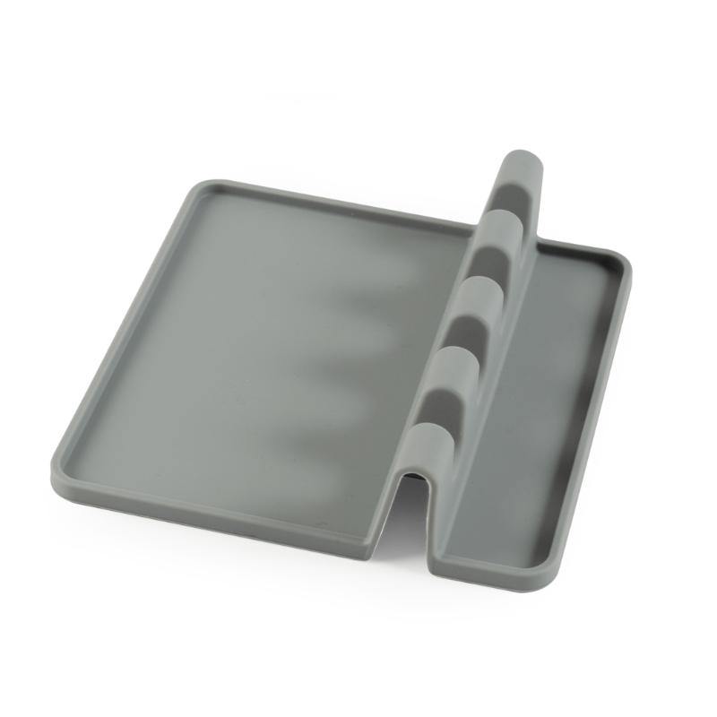 4 Slot Silicone Utensil Rest