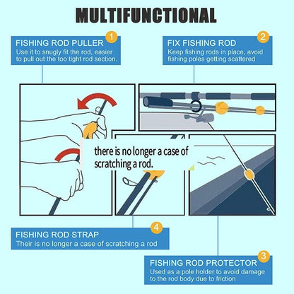 🔥 Multifunctional Fishing Rod Holder