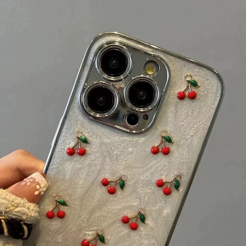 For iPhone case with cherry