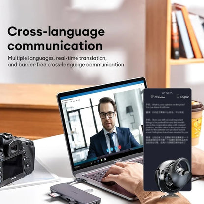 🔥AI Translation Wireless OWS Bluetooth 5.4 Earphones