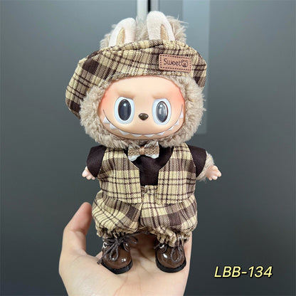 17cm Doll Clothes Set & Outfit Set for 17cm Dolls - Premium Fashion Dresses with Accessories, Just Clothes