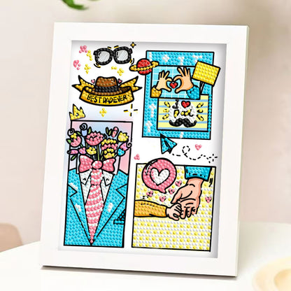 22x17cm Crystal Art Card