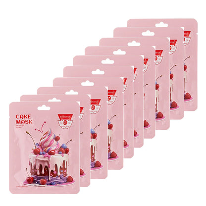10PCS Fun Facial Mask Anti-drying and Moisturizing