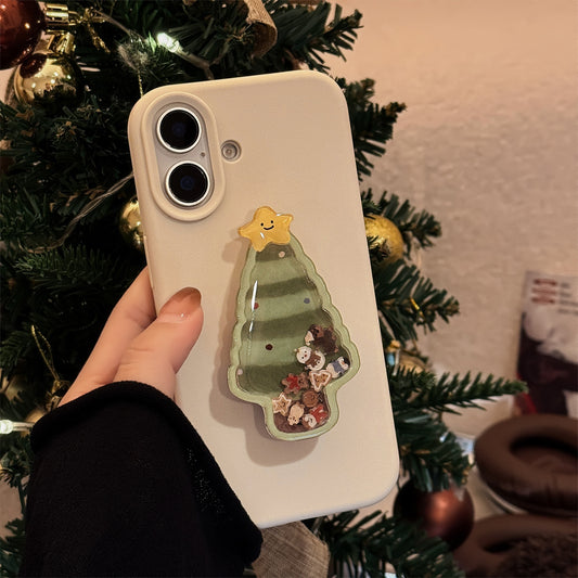 For iPhone case christmas tree iPhone 16 case