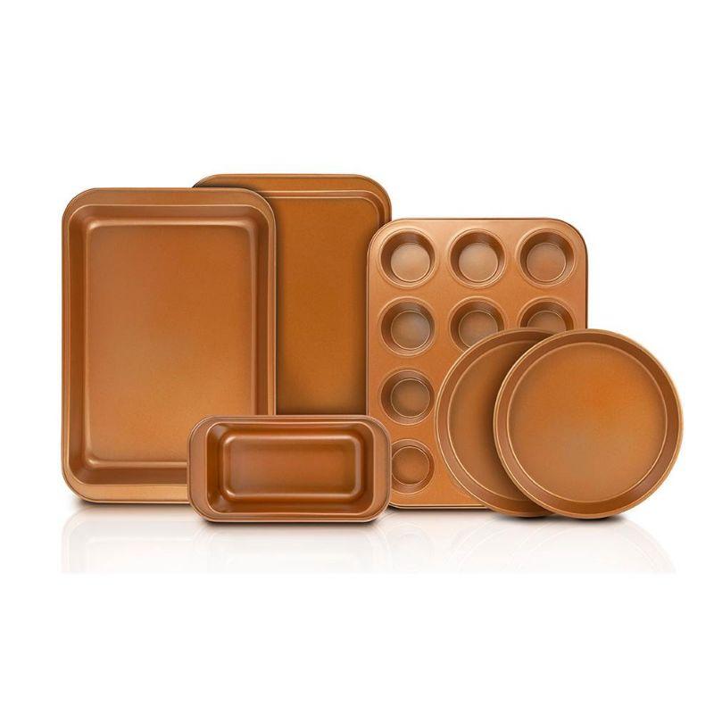 6 Piece Non-Stick Copper Bakeware Set