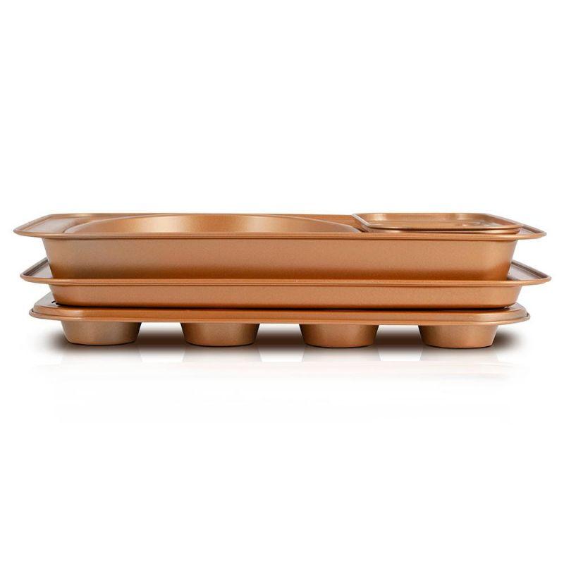 6 Piece Non-Stick Copper Bakeware Set