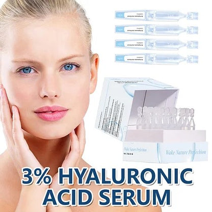 Ultra-Hydrating Serum | 3% Hyaluronic Acid Glass Skin Single-Use Vials Skincare Comfort