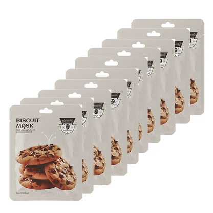 10PCS Fun Facial Mask Anti-drying and Moisturizing