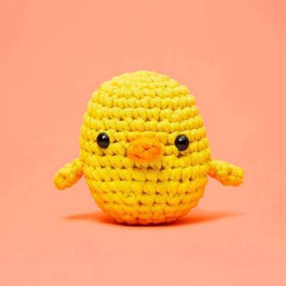 The WALD Beginners Crochet Kit with Easy Peasy Yarn as seen on Shark Tank - with Step-by-Step Video Tutorials - Pierre The Penguin