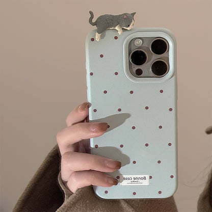 Suitable for iPhone case 3D cat iPhone 16