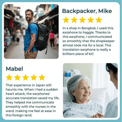 🔥AI Translation Wireless OWS Bluetooth 5.4 Earphones