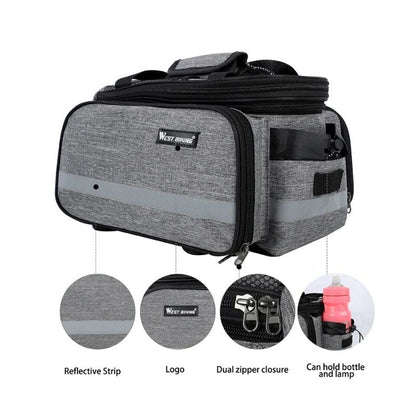 Rear Rack Bike Bag 20L – Waterproof & Large Capacity
