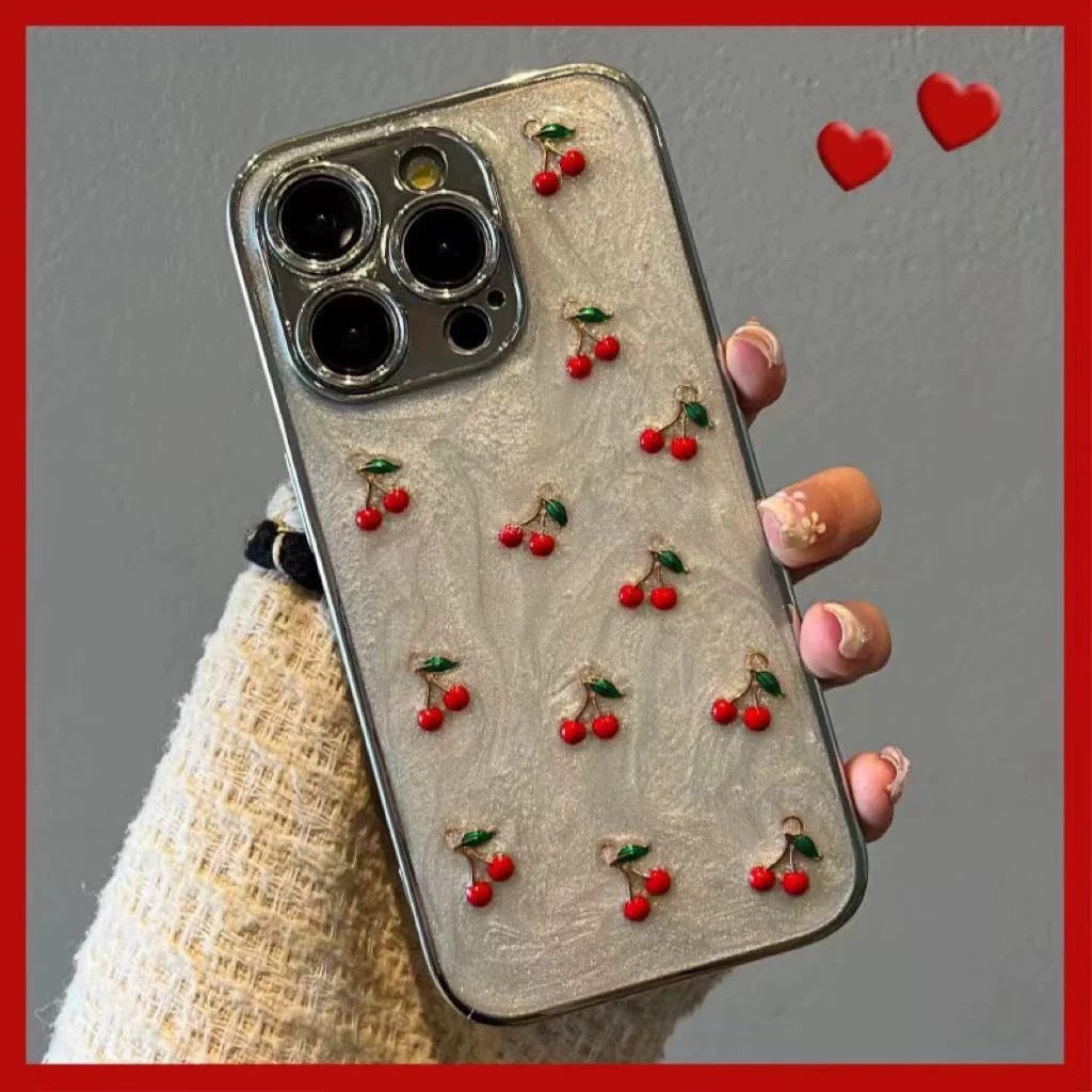 For iPhone case with cherry