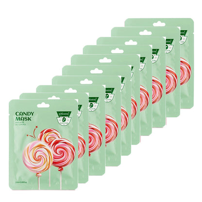10PCS Fun Facial Mask Anti-drying and Moisturizing