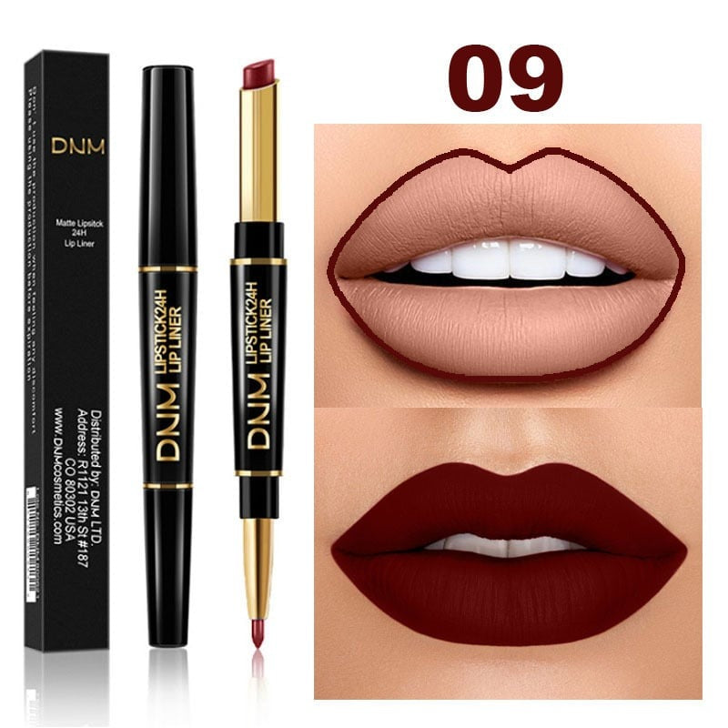 🔥2-in-1 Waterproof Lipstick Lip Liner