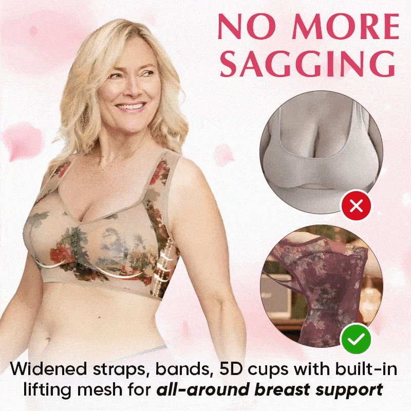 🎁 Super gather bra | Ice Silk Lace Cooling Comfort Bra