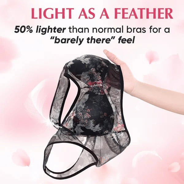 🎁 Super gather bra | Ice Silk Lace Cooling Comfort Bra