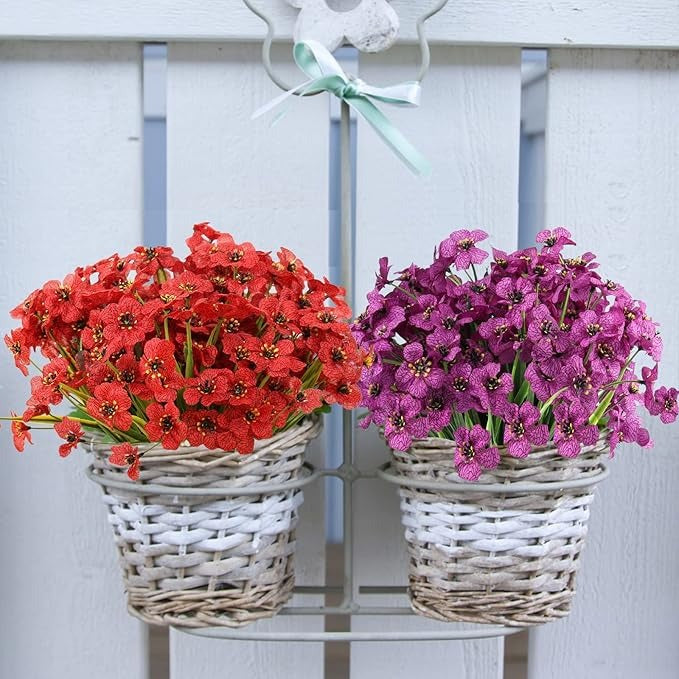 💥Upgraded High-Grade Material💐UV Resistant Fade-Free Colourful Artificial Flower