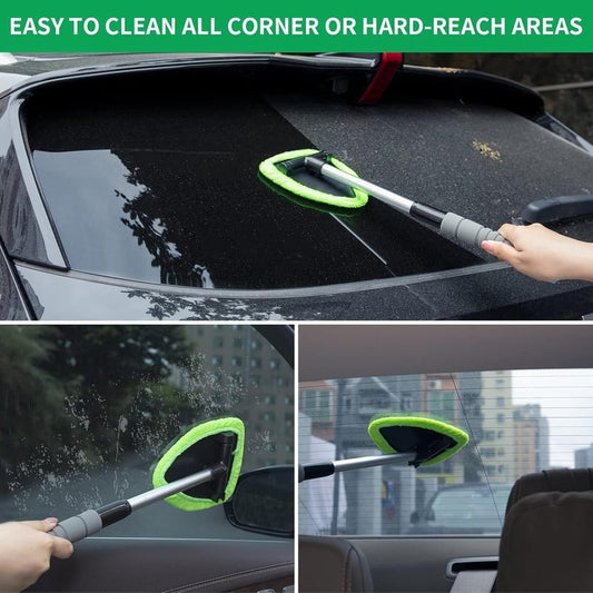 Car Windshield Cleaning Tool with Extendable Handle