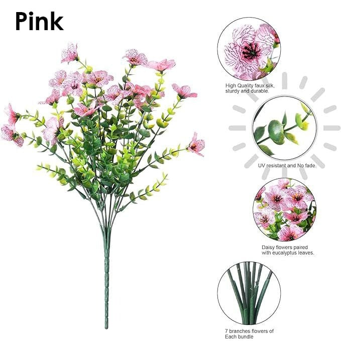💥Upgraded High-Grade Material💐UV Resistant Fade-Free Colourful Artificial Flower