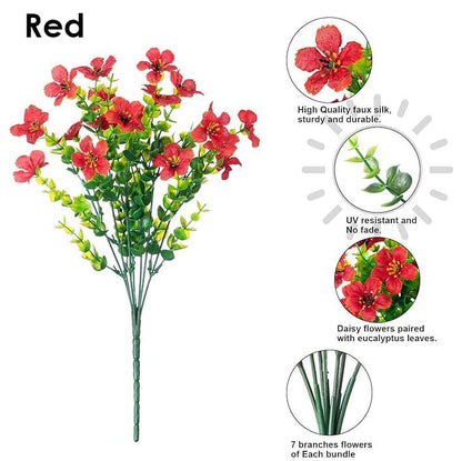 💥Upgraded High-Grade Material💐UV Resistant Fade-Free Colourful Artificial Flower