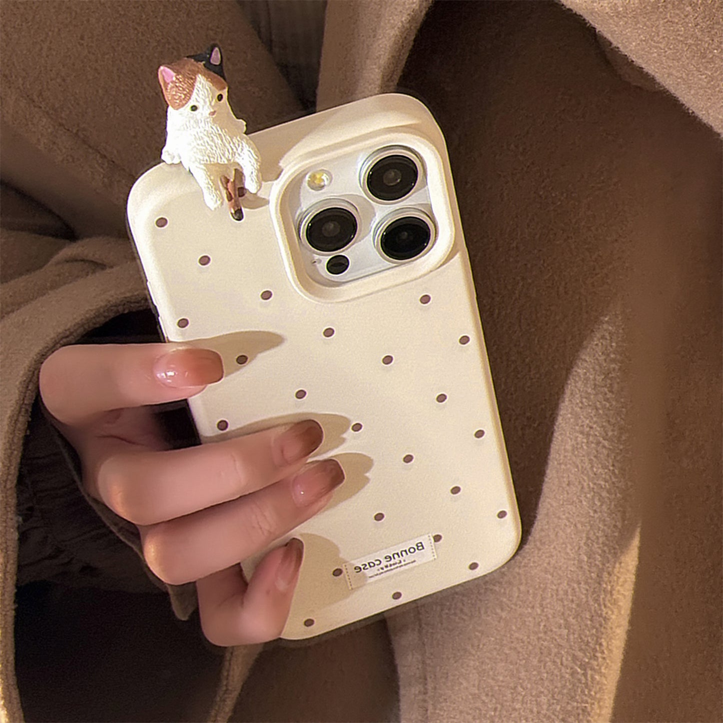 Suitable for iPhone case 3D cat iPhone 16