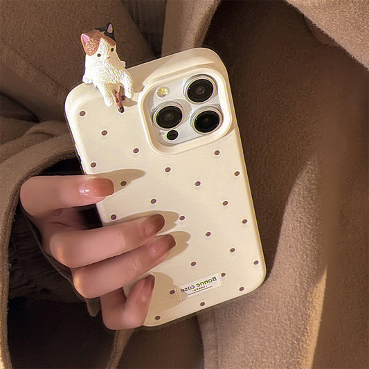 Suitable for iPhone case 3D cat iPhone 16