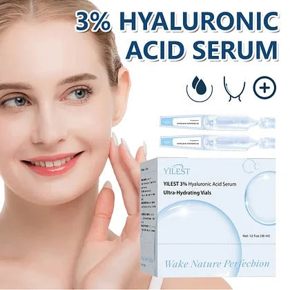 Ultra-Hydrating Serum | 3% Hyaluronic Acid Glass Skin Single-Use Vials Skincare Comfort