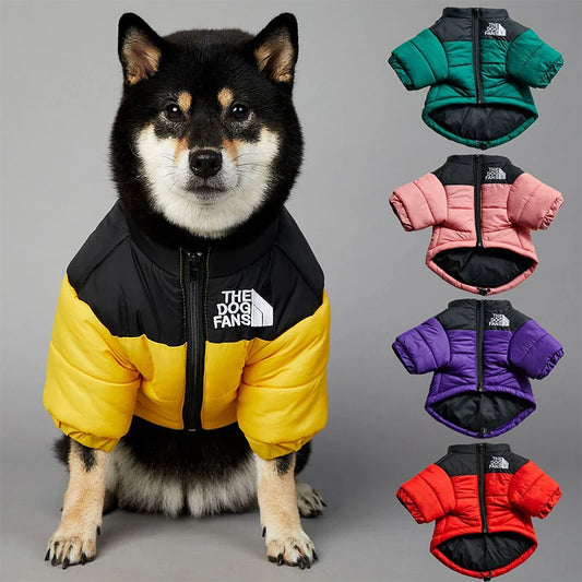 Windproof and Rainproof Warm Down Jacket For Pet Dog