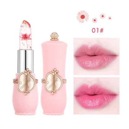 Hot Sale🎁Crystal Jelly Flower Color Changing Lipstick✨